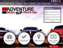 Tablet Screenshot of adventurervandauto.com